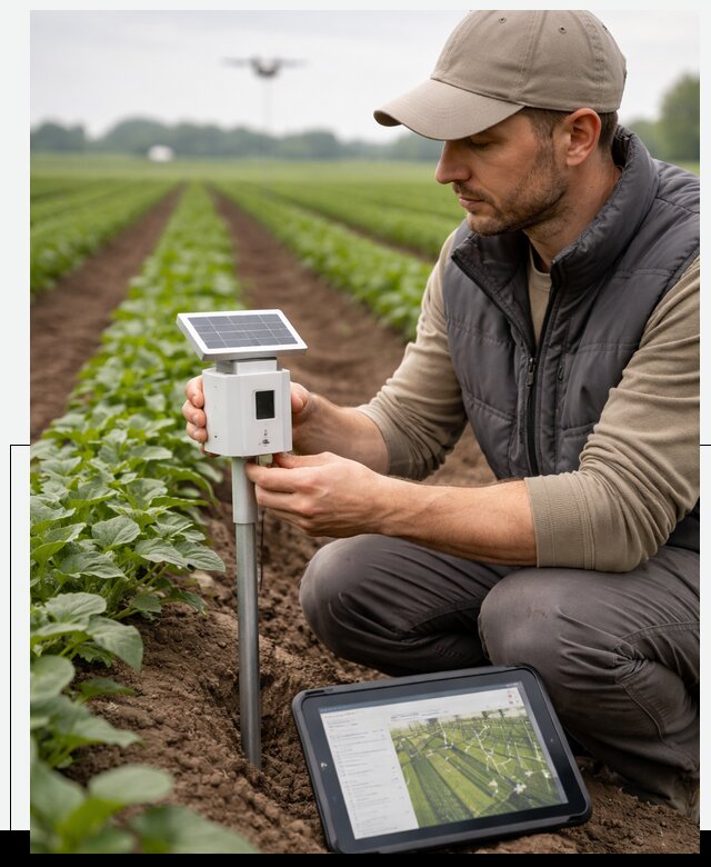 IoT мониторинг сельскохозяйственных полей и контроля в Первоуральске